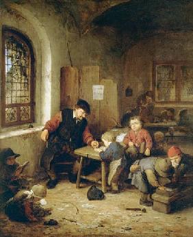 The interior of a schoolroom