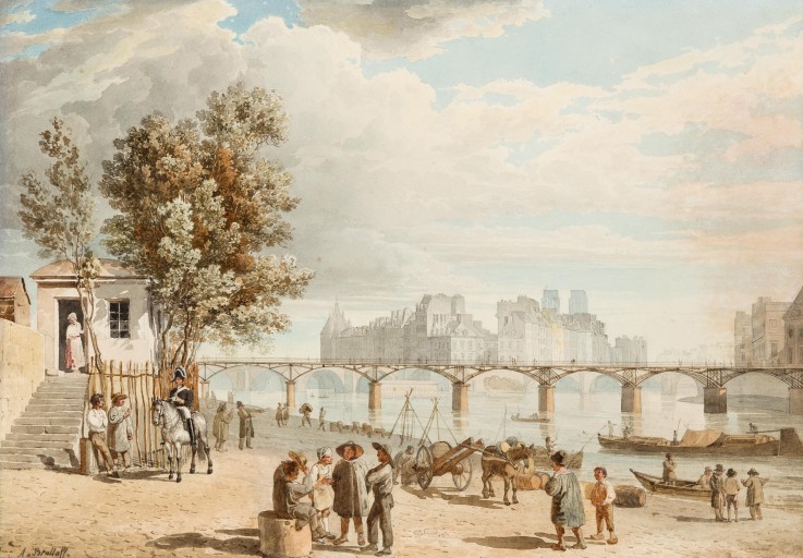 View of Paris od Brüllow