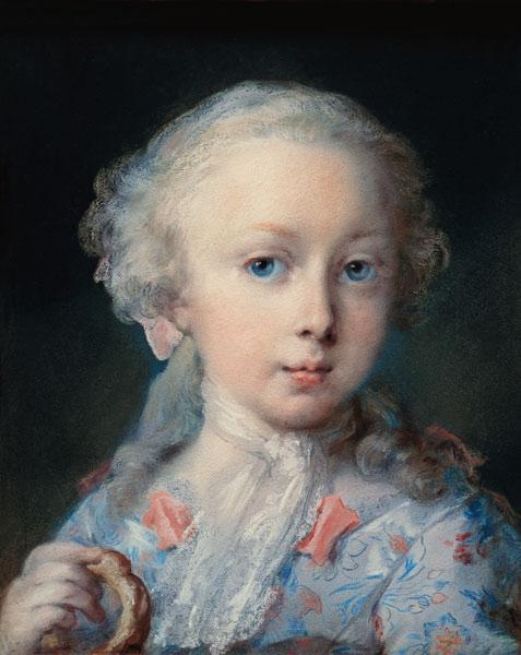 R. Carriera, Jeune fille avec craquelin