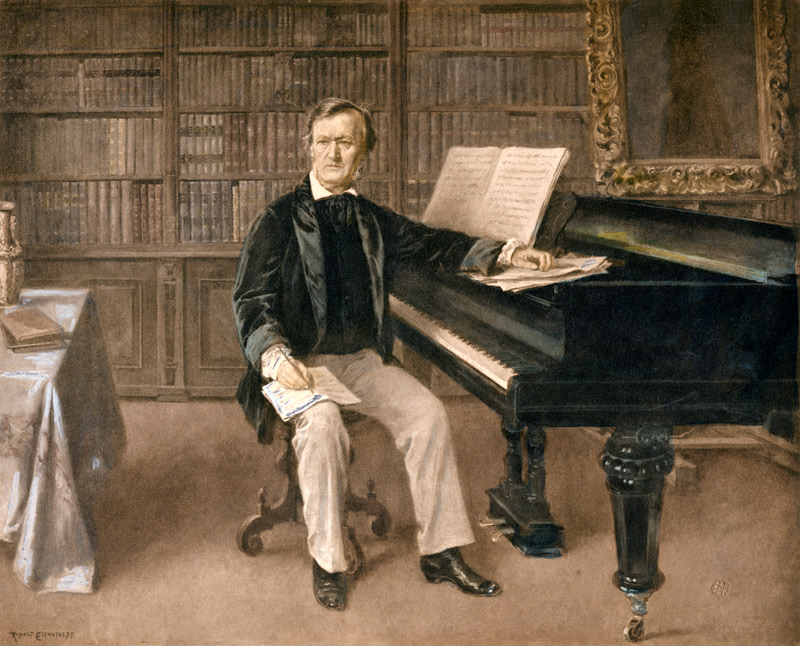 Richard Wagner playing piano, Eichstaedt od Eichstaedt