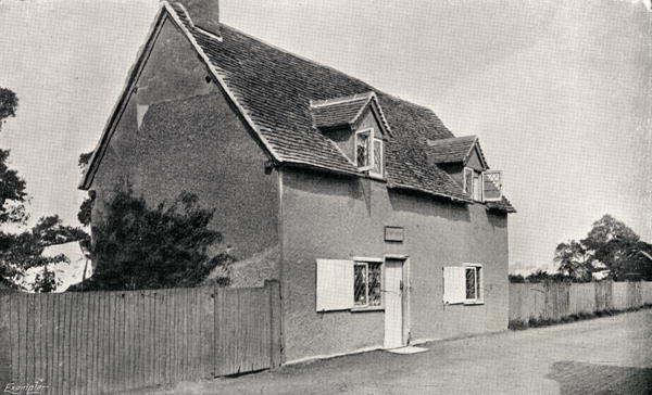 John Bunyan''s (1628-88) house in Bedfordshire (b/w photo)  od English Photographer