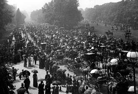 Rotten Row in Hyde Park, London, c.1890