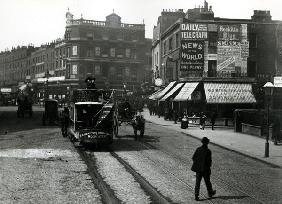 The Angel, Islington, London, c.1890 (b/w photo) 