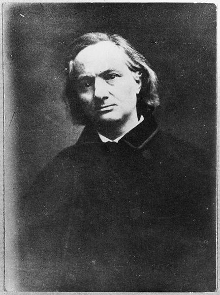 Charles Baudelaire (1821-67) (b/w photo)  od French Photographer