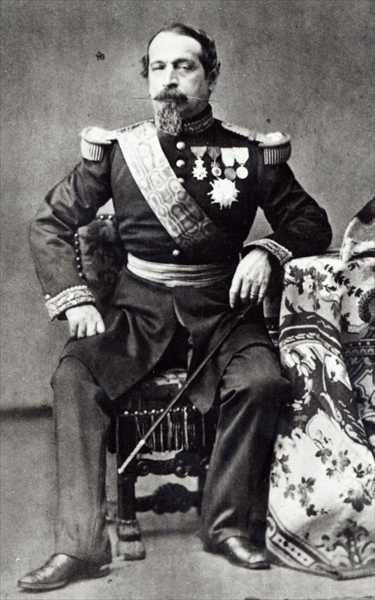 Napoleon III, 1860-70 (b/w photo)  od French Photographer