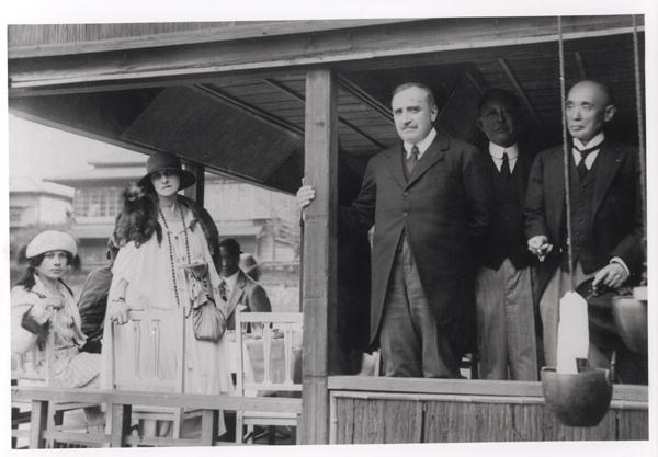 Paul Claudel (1868-1955) in Japan, 1921 (b/w photo)  od French Photographer