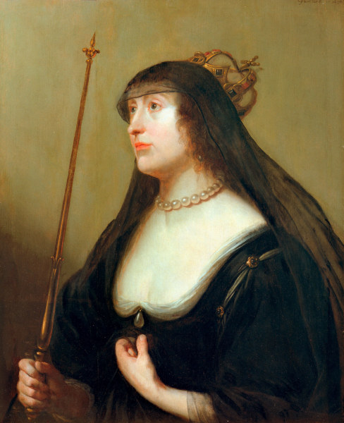 Elisabeth Stuart,Portrait , Honthorst od Honthorst