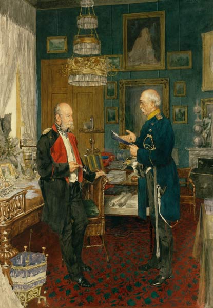 Bismarck with Wilhelm I od Siemenroth