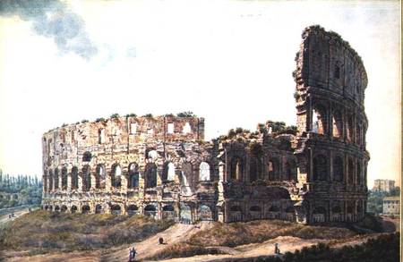 The Colosseum, Rome od Abraham Louis Rudolph Ducros