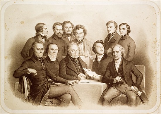 The Provisional Government of 24th February 1848 od Achille Deveria