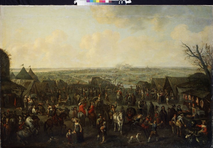 The siege of a town od Adam Frans van der Meulen