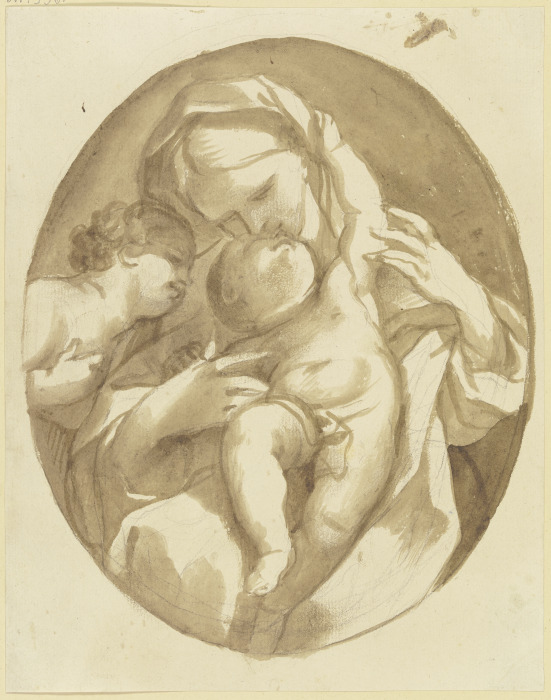 Madonna mit dem Kind und dem Johannesknaben od Adam Friedrich Oeser