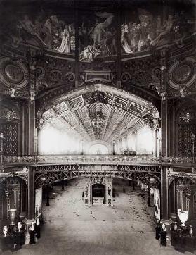 The Central Dome of the Universal Exhibition of 1889 in Paris (b/w photo) 