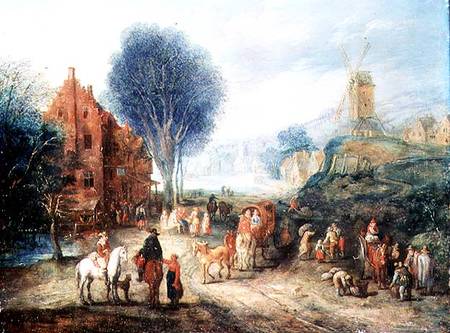 Country Scene od Adriaen van Stalbemt