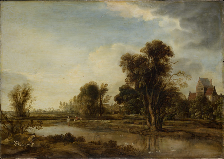 Village Pond od Aert van der Neer