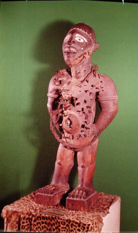 Fetish figure with nails, Bakongo Population od African