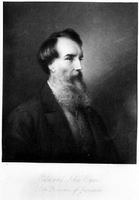 Edward John Eyre; engraved by Charles Algernon Tomkins, c.1901