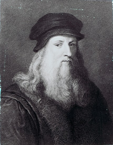 Leonardo da Vinci; engraved by Raphael Morghen od (after) Leonardo da Vinci