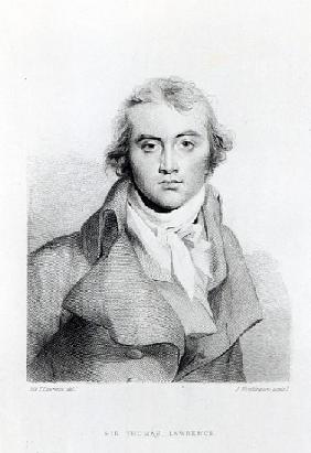 Self Portrait; engraved by J. Worthington