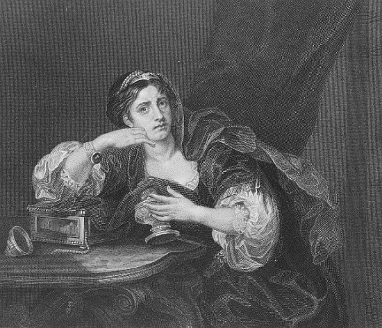 Sigismonda with the Heart of her Husband; engraved by T.W. Shaw, from ''The Works of Hogarth'', publ od (after) William Hogarth