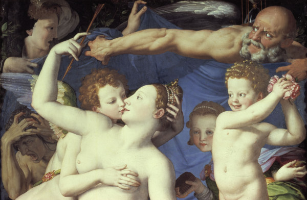 A.Bronzino, Allegory with Venus, section od Agnolo Bronzino