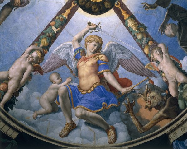 A.Bronzino, Archangel Michael od Agnolo Bronzino