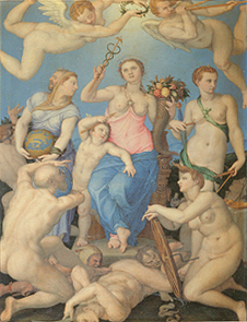 Allegorie des Glücks. od Agnolo Bronzino