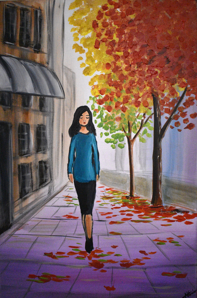 Autumn City Walk od Aisha Haider