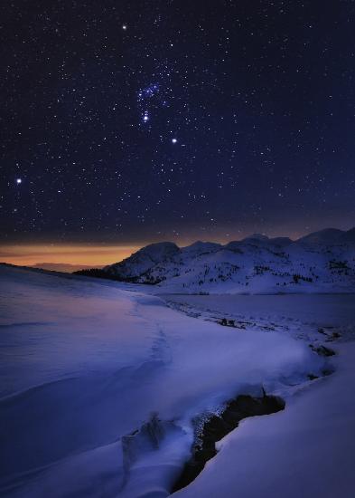 Night in Rila Mountain