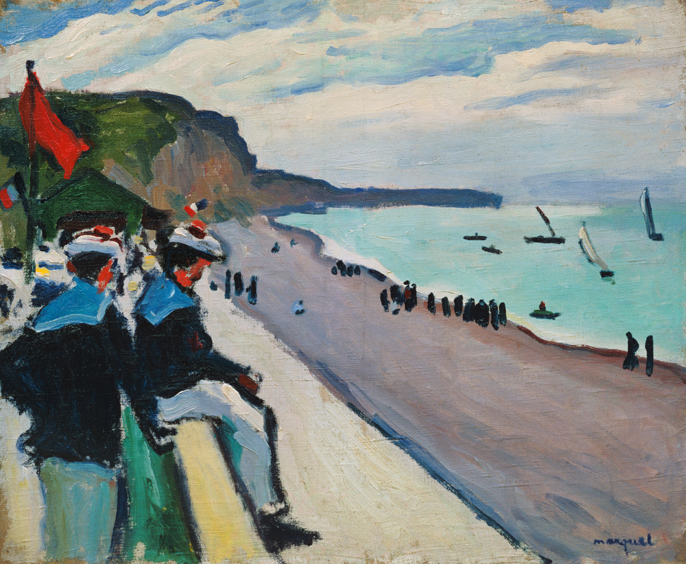 The Beach at Fecamp od Albert Marquet