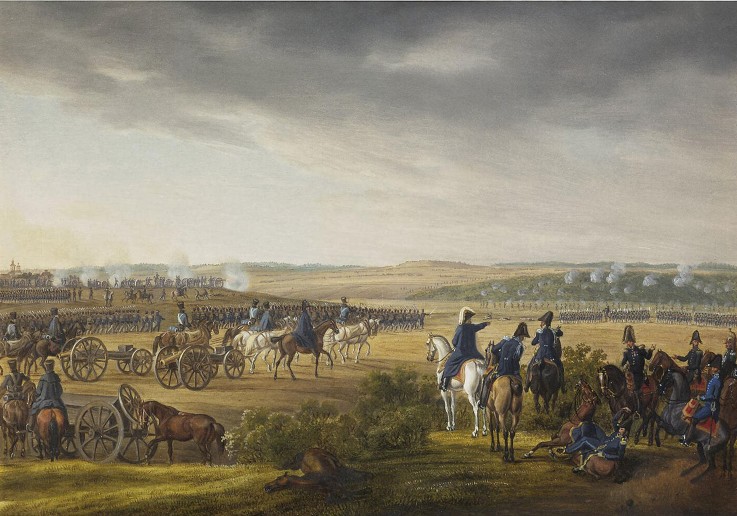 The Battle of Borodino on August 26, 1812 od Albrecht Adam