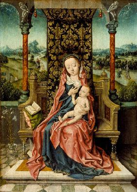 Madonna and Child Enthroned