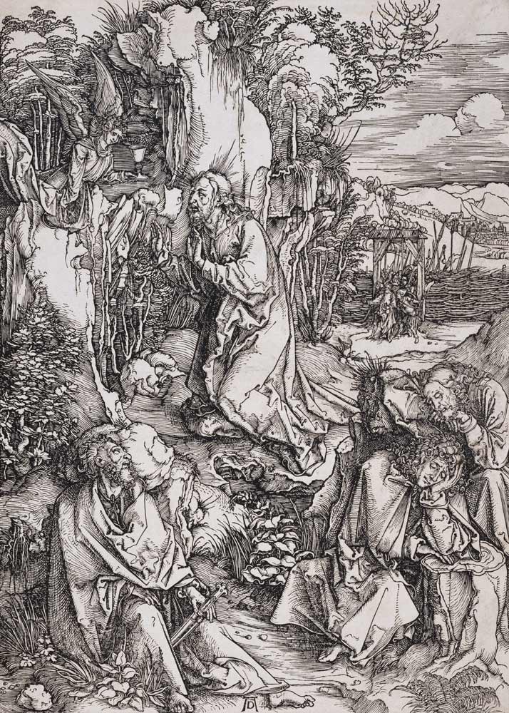 Christus am Ölberg. od Albrecht Dürer