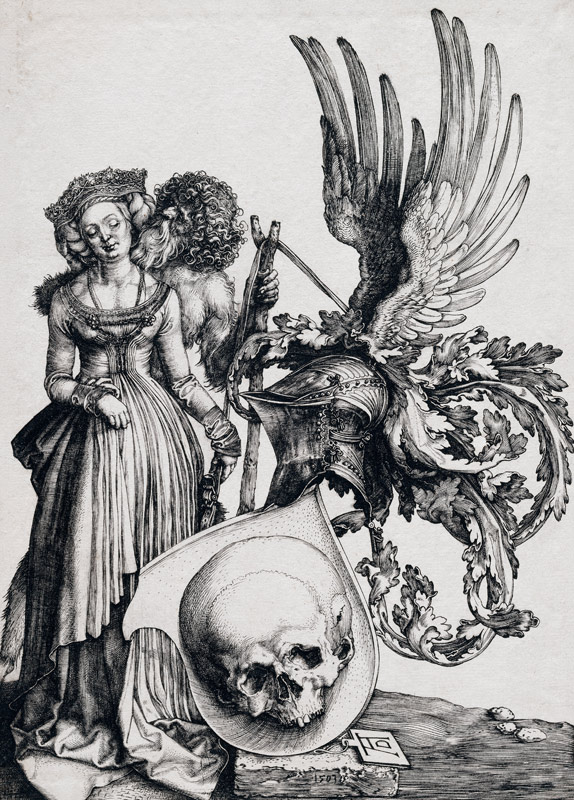 Coat-of-Arms of Death od Albrecht Dürer