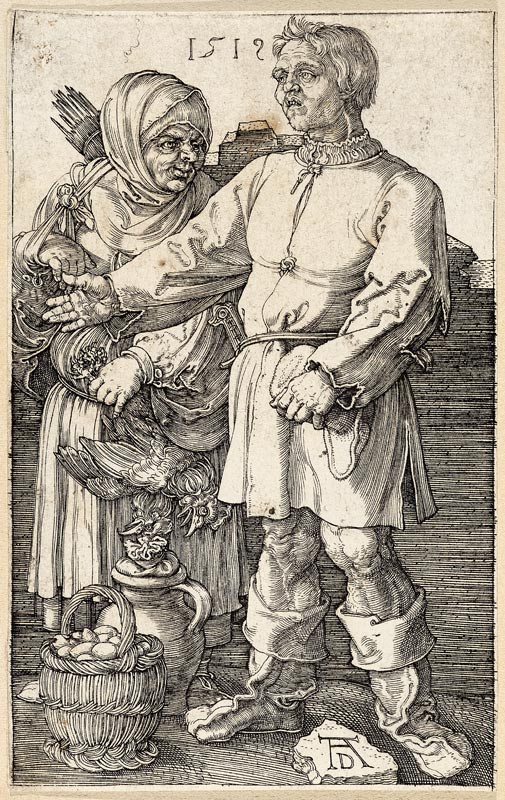 Der Marktbauer und sein Weib od Albrecht Dürer