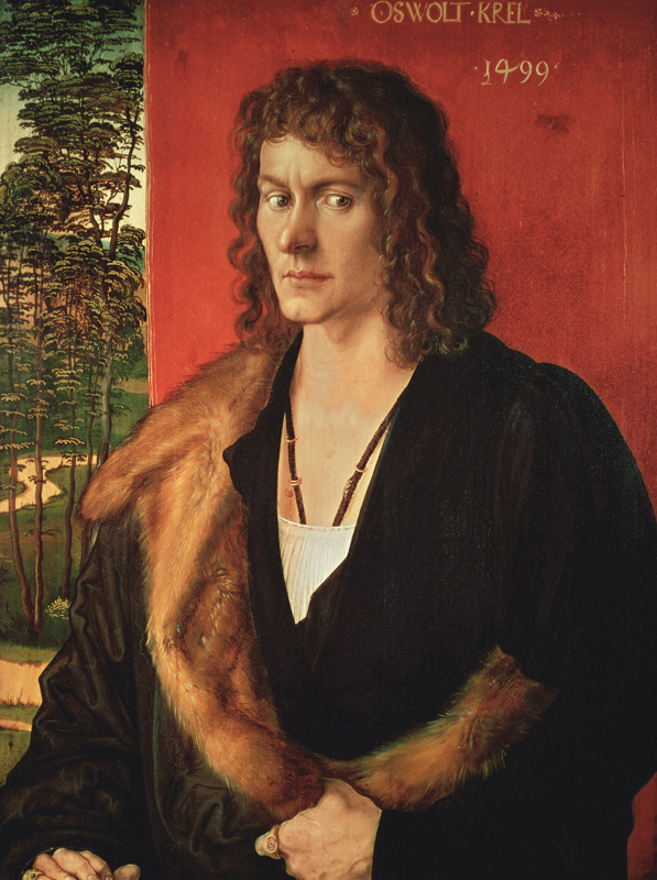 Portrait of Oswolt Krel od Albrecht Dürer