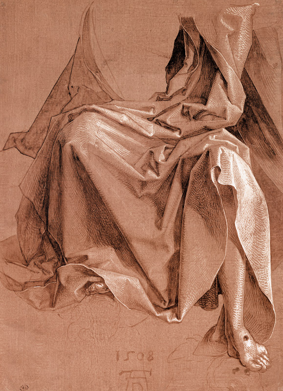 Study of the robes of Christ od Albrecht Dürer