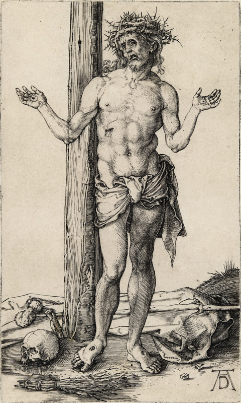 The Man of Sorrows with Arms Outstretched od Albrecht Dürer