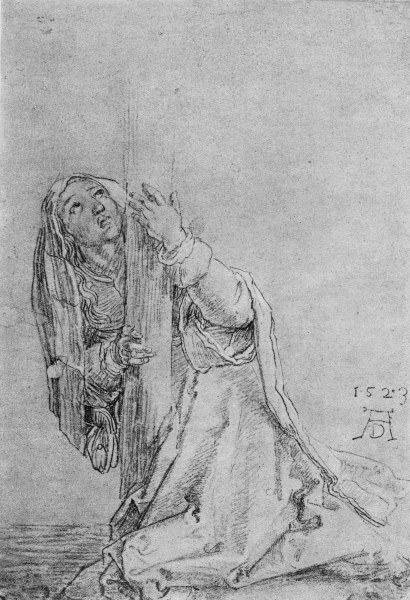 A.Dürer, Magdalene beneath the Cross od Albrecht Dürer