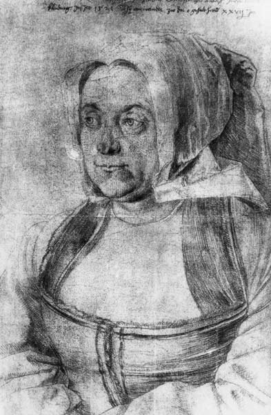 Agnes Dürer / Draw.by Dürer / 1521 od Albrecht Dürer