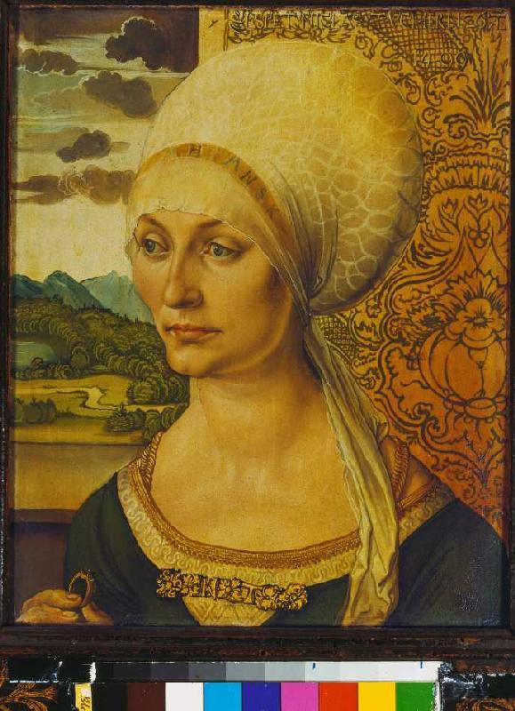Portrait the Elisabeth Tucher od Albrecht Dürer