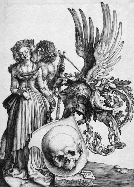 Coat of Arms with Death Head / Dürer od Albrecht Dürer