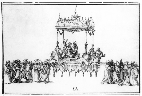 Corpus Christi procession / Dürer / 1521 od Albrecht Dürer