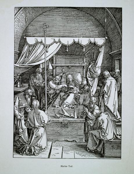 Dürer / Death of the Virgin / 1510 od Albrecht Dürer