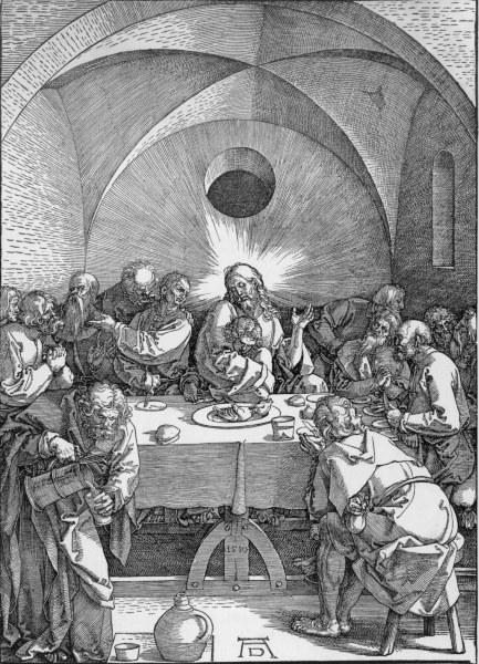 Dürer / The Last Supper / Große Passion od Albrecht Dürer