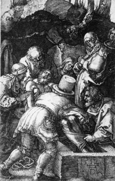 Dürer,Entombment/Small Passion,Cop.Engr. od Albrecht Dürer