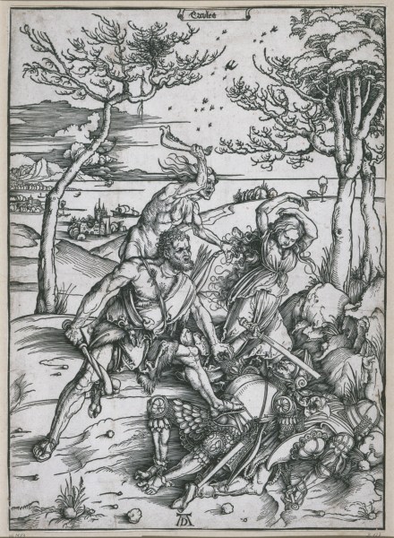 Ercules (Herkules tötet die Molioniden; Herkules und Cacus) od Albrecht Dürer