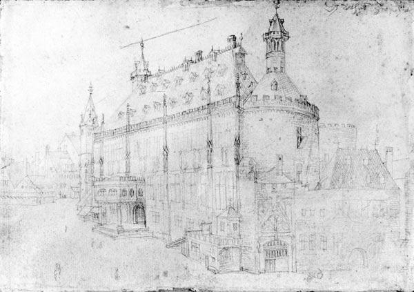Das Aachener Rathaus od Albrecht Dürer