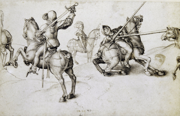 Knights at a tournament od Albrecht Dürer