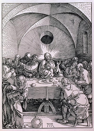 The Last Supper from the ''Great Passion'' series, pub. 1511 od Albrecht Dürer